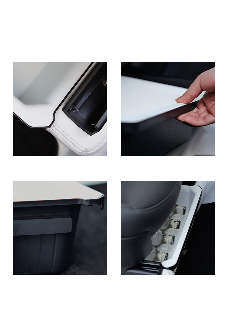 Rear Under Seat Storage Box for Tesla Model Y(20-26)