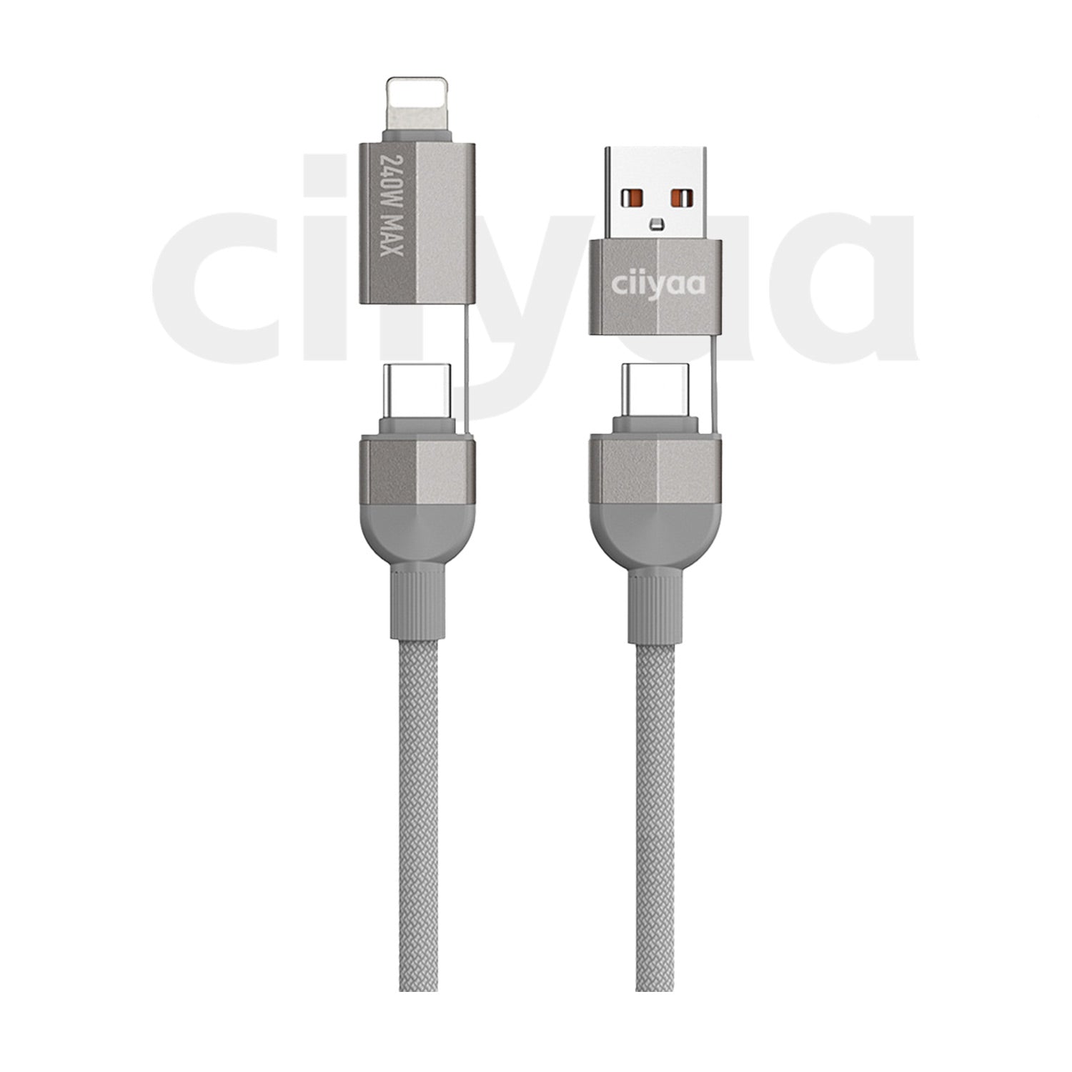 240W 4 in 1 USB C Cable