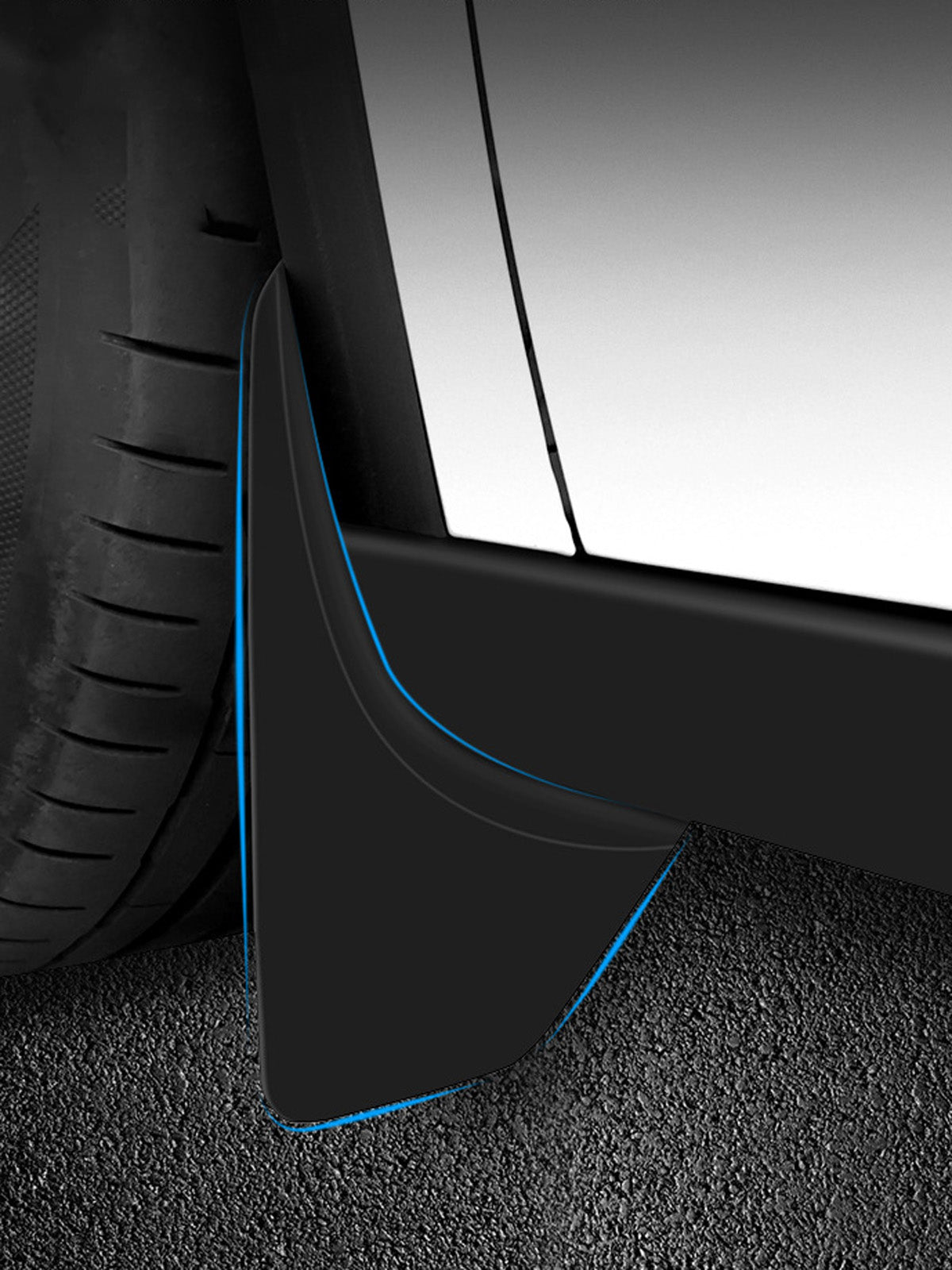 Soft Mud Flaps for Tesla Model 3(21-26) / Y(20-26)