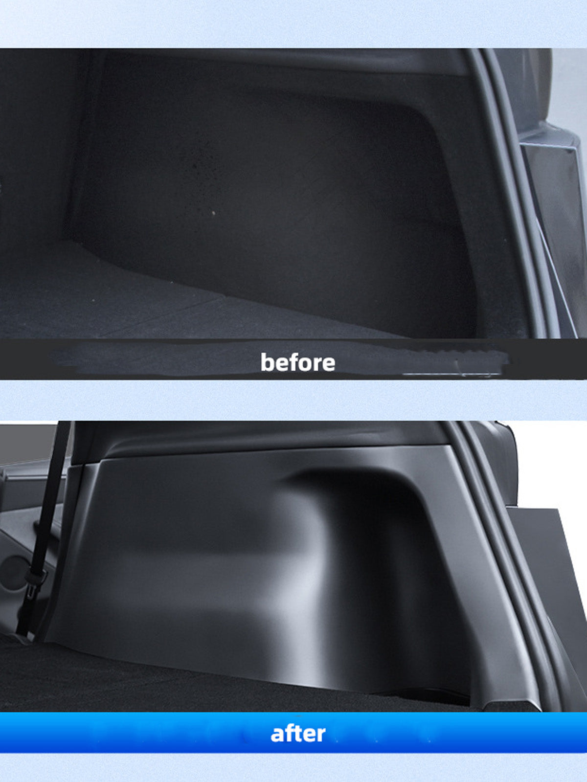 Rear Trunk Side Protector for Tesla Model Y(20-26)