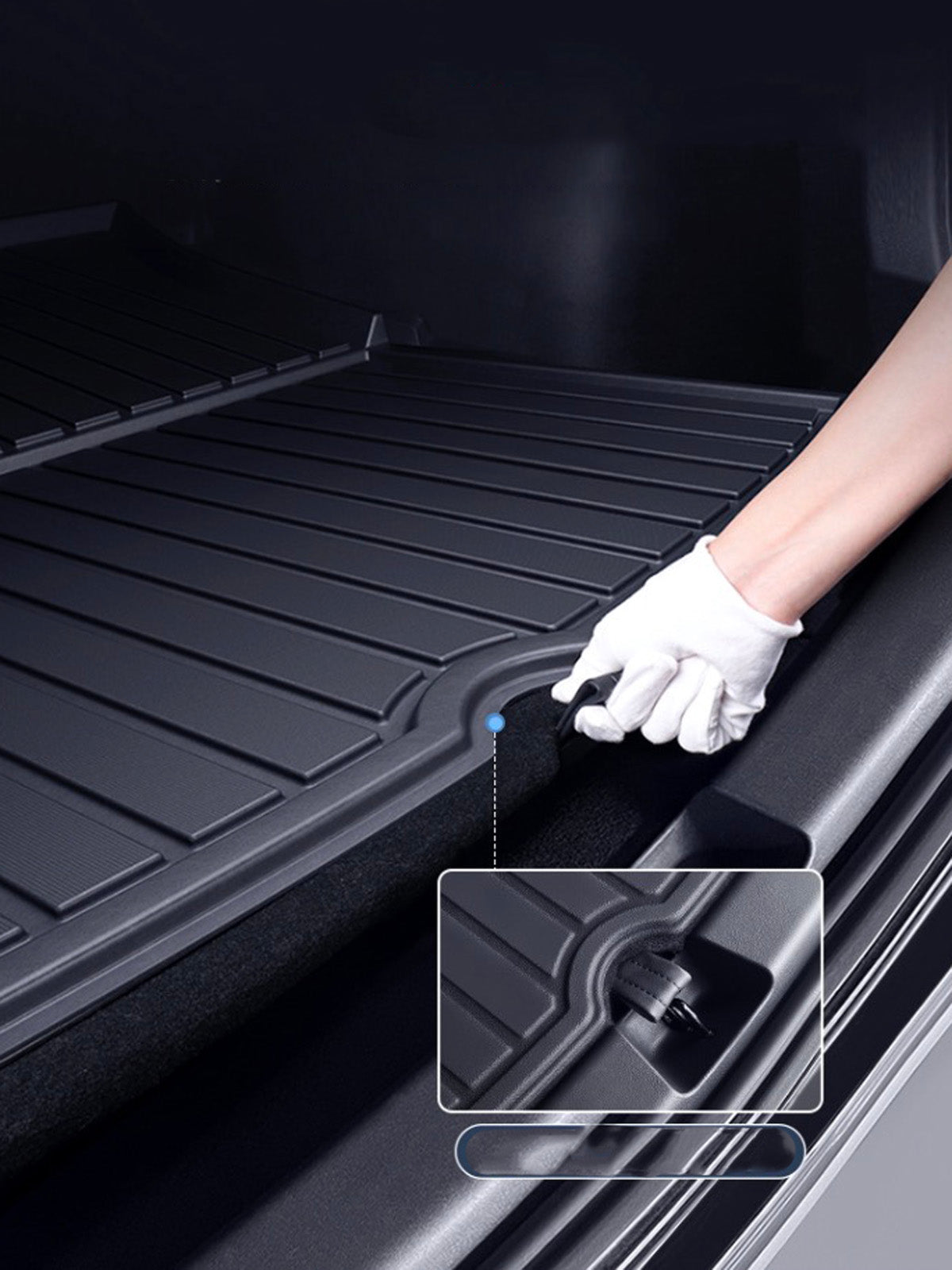 Cargo Liner Trunk Mats for Tesla Model 3(21-26) / Y(20-26)