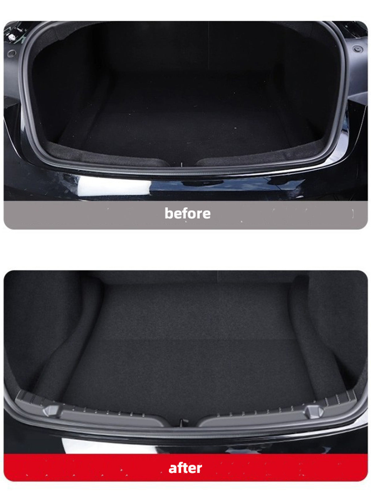 Soft Trunk Sill Cover for Tesla Model 3(21-26) / Y(20-26)