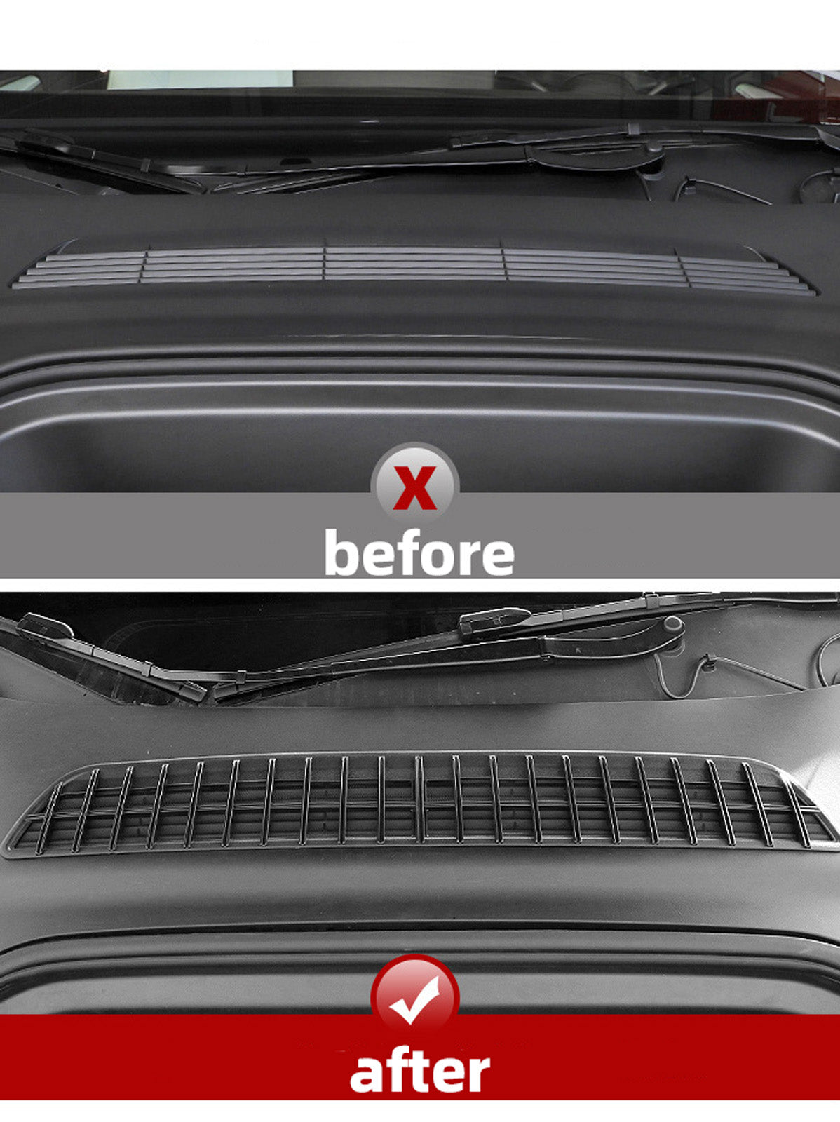 Air Intake Cover for Tesla Model 3 Highland 24+ / Y Juniper 25+