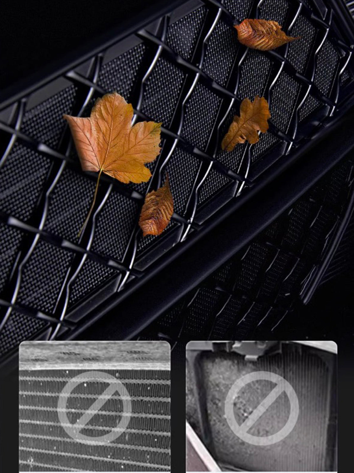 Front Grille Mesh for Tesla Model 3(21-26) / Y(20-26)