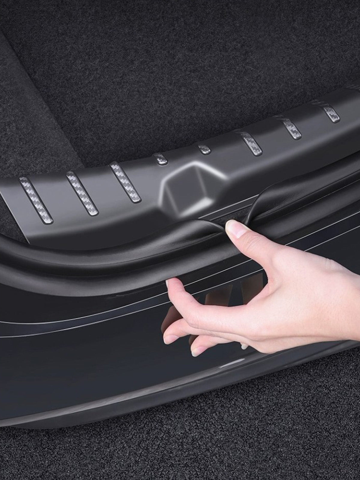 Soft Trunk Sill Cover for Tesla Model 3(21-26) / Y(20-26)