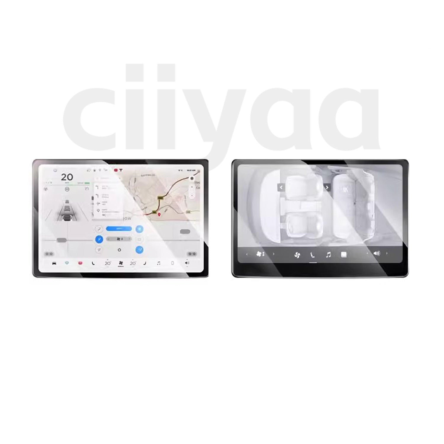 Tempered Glass Screen Protector for Tesla Model 3(21-26) / Y(20-26)