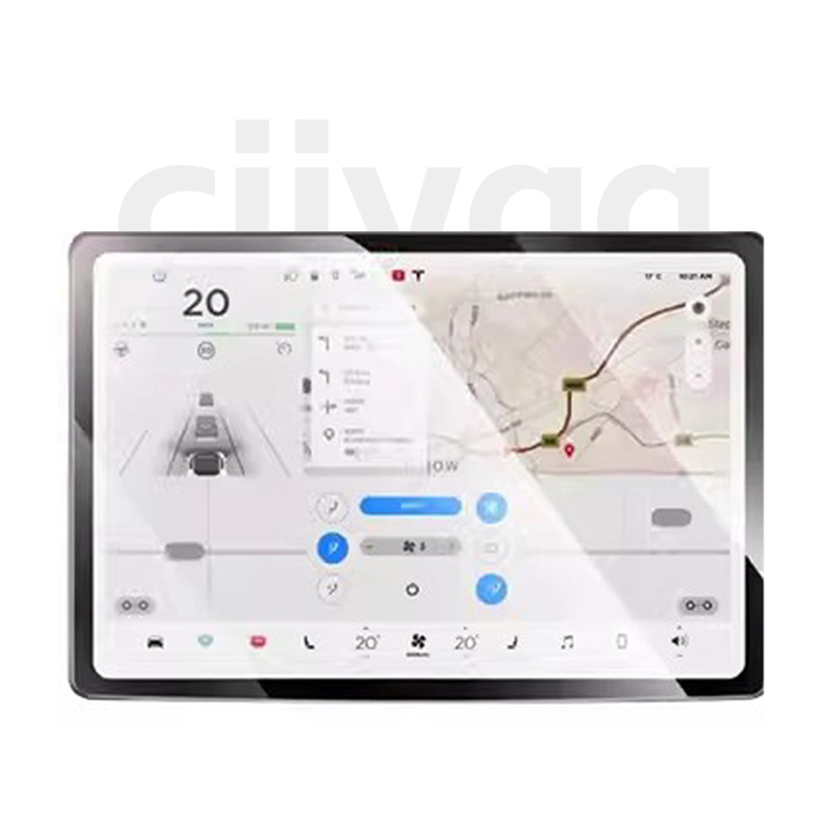 Tempered Glass Screen Protector for Tesla Model 3(21-26) / Y(20-26)