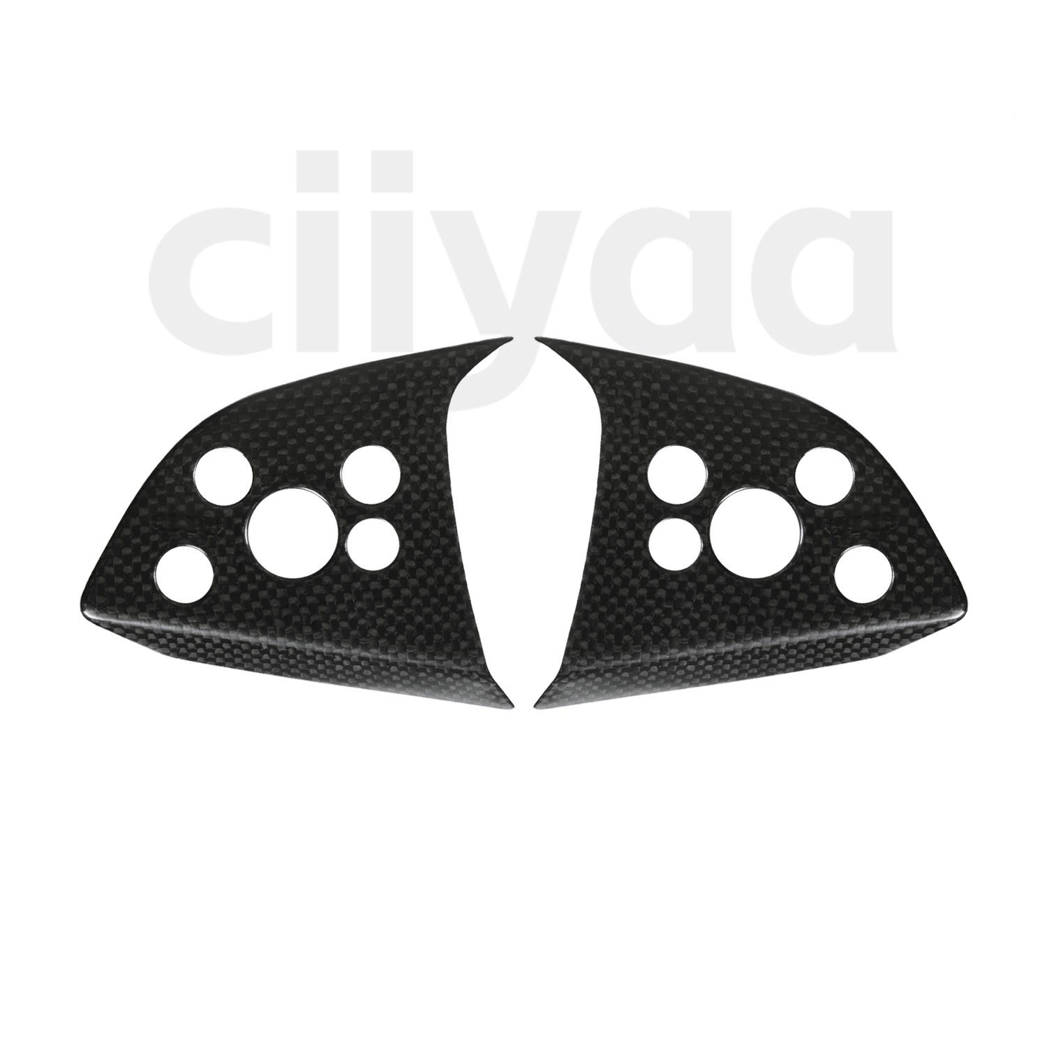 Carbon Fiber Steering Wheel Stickers for Tesla Model 3 Highland 24+ / Y Juniper 25+