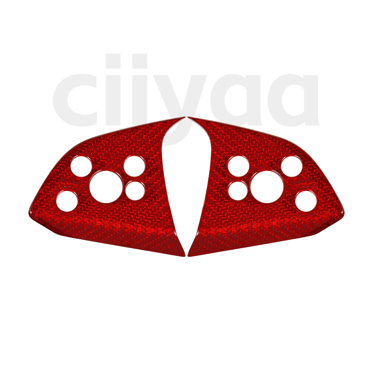 Carbon Fiber Steering Wheel Stickers for Tesla Model 3 Highland 24+ / Y Juniper 25+