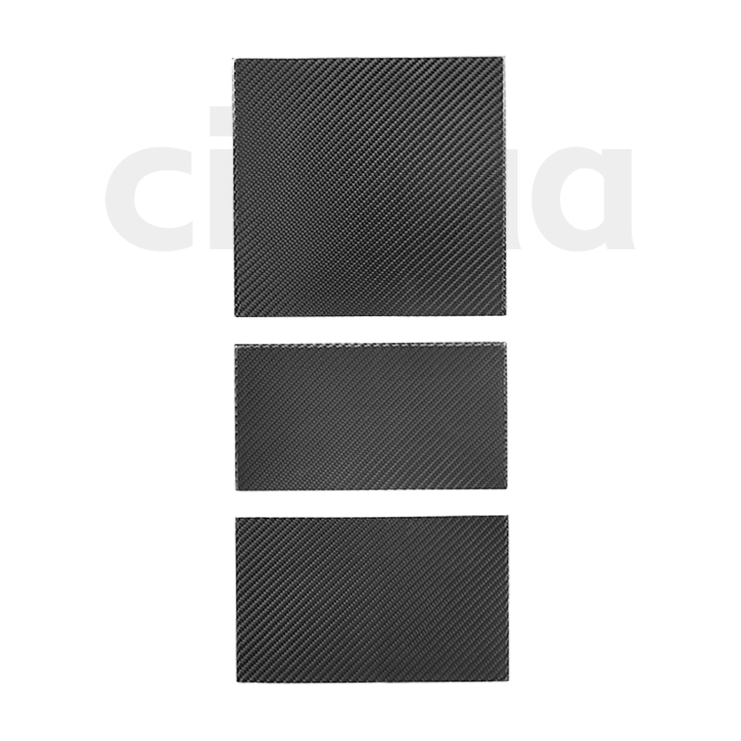 Carbon Fiber Center Console Sticker for Tesla Model 3 Highland 24+ / Y Juniper 25+