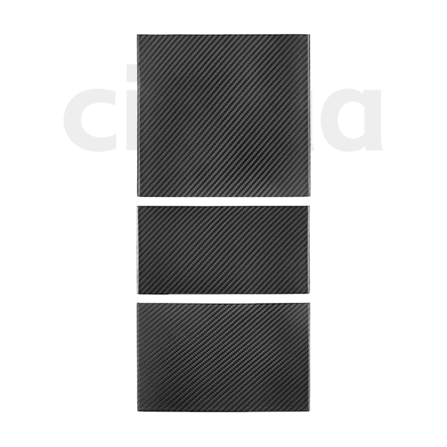 Carbon Fiber Center Console Sticker for Tesla Model 3 Highland 24+ / Y Juniper 25+