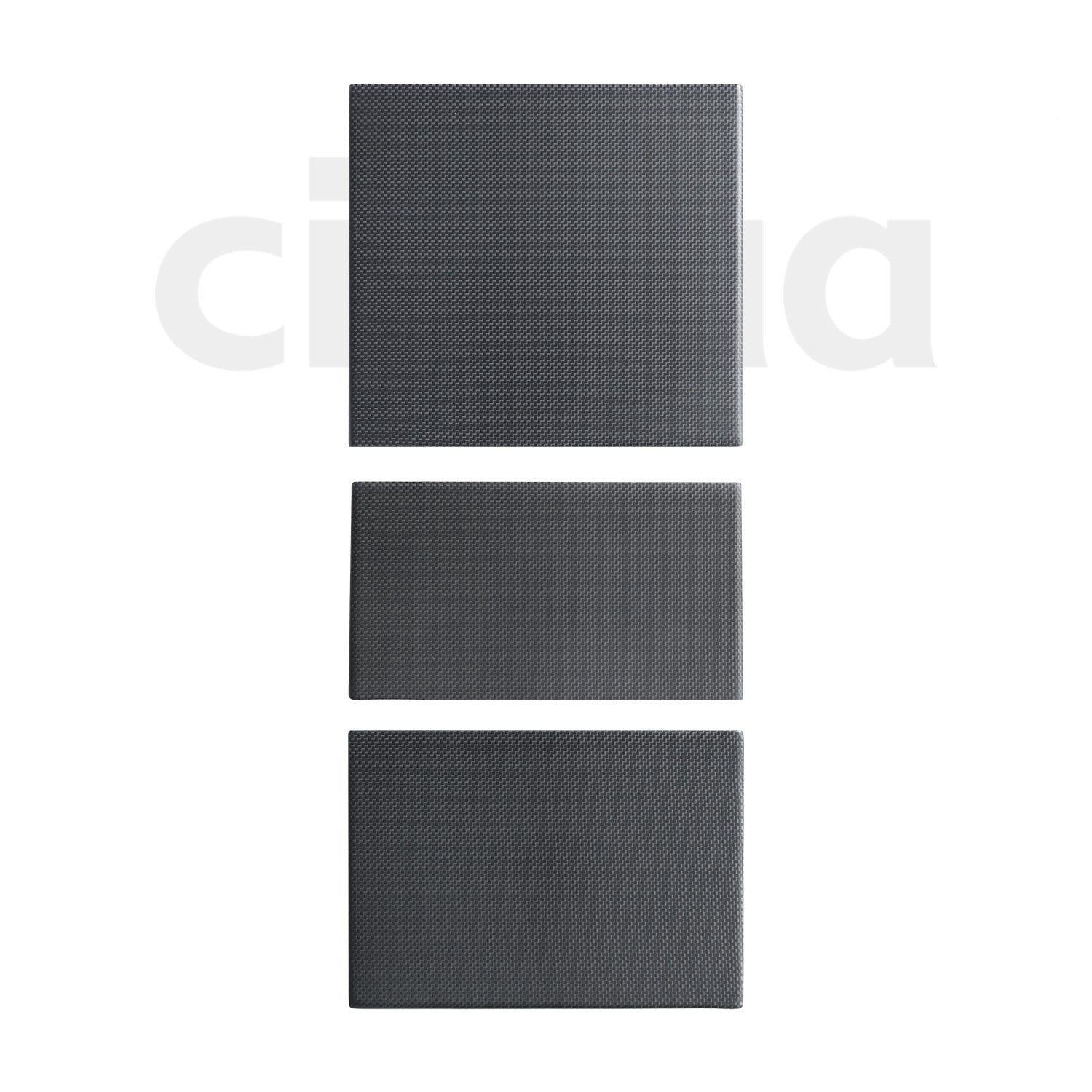 Carbon Fiber Center Console Sticker for Tesla Model 3 Highland 24+ / Y Juniper 25+