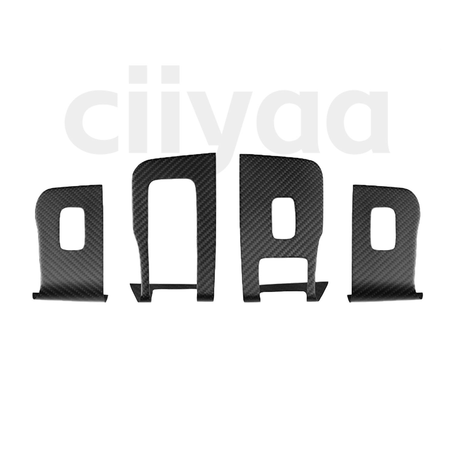 Carbon Fiber Window & Door Button Cover for Tesla Model 3 Highland 24+