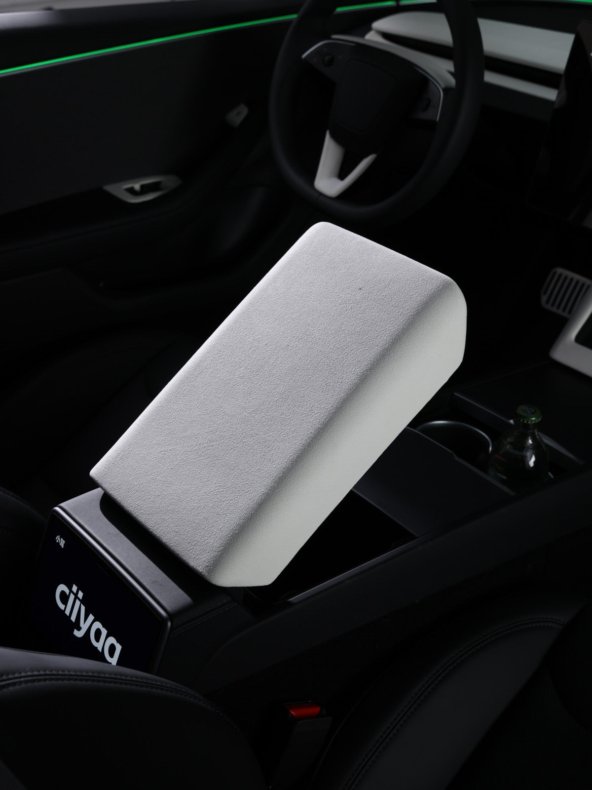CiyaSuede Armrest Cover for Tesla Model 3 Highland 24+ / Y Juniper 25+