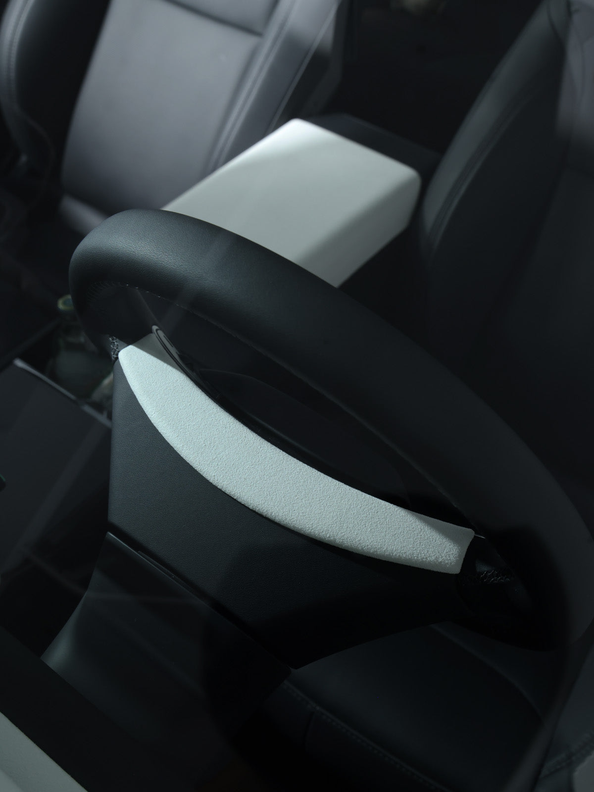 CiyaSuede Steering Wheel Upper Trim for Tesla Model 3 Highland 24+ / Y Juniper 25+