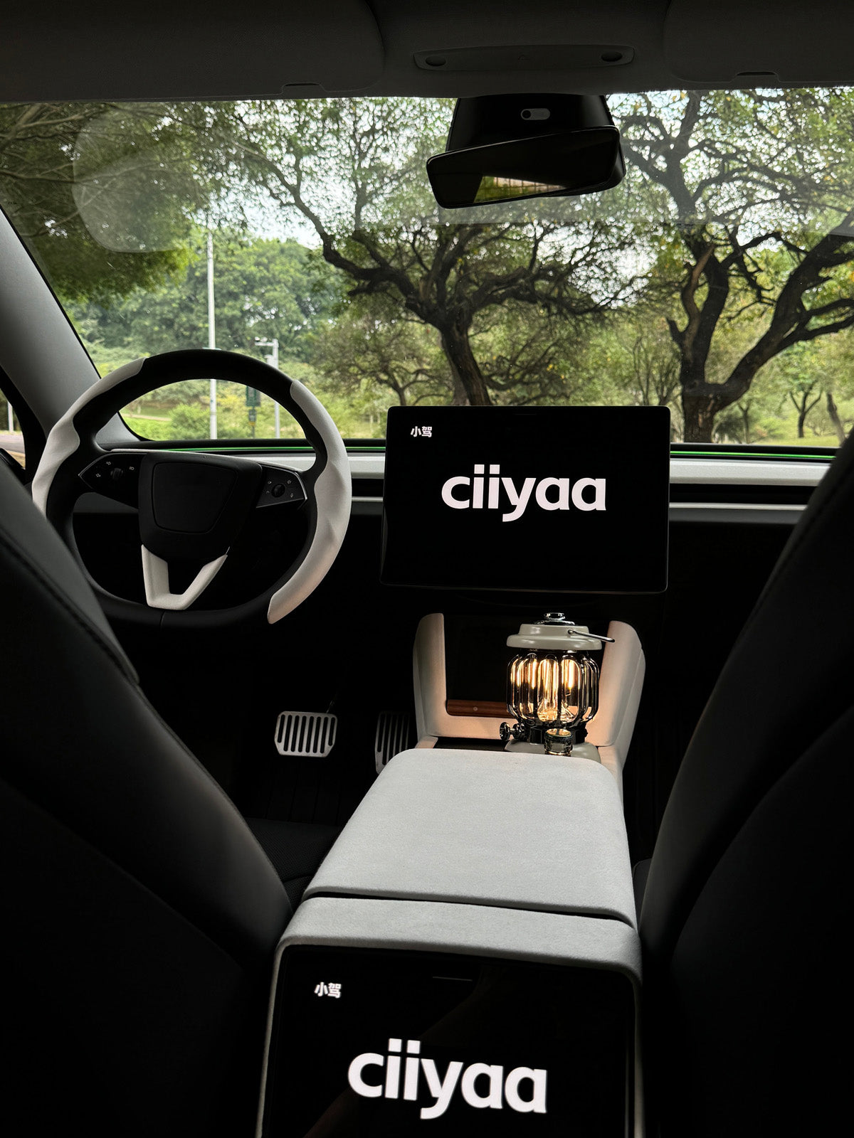 CiyaSuede Rear Air Outlet Cover for Tesla Model 3 Highland 24+ / Y Juniper 25+