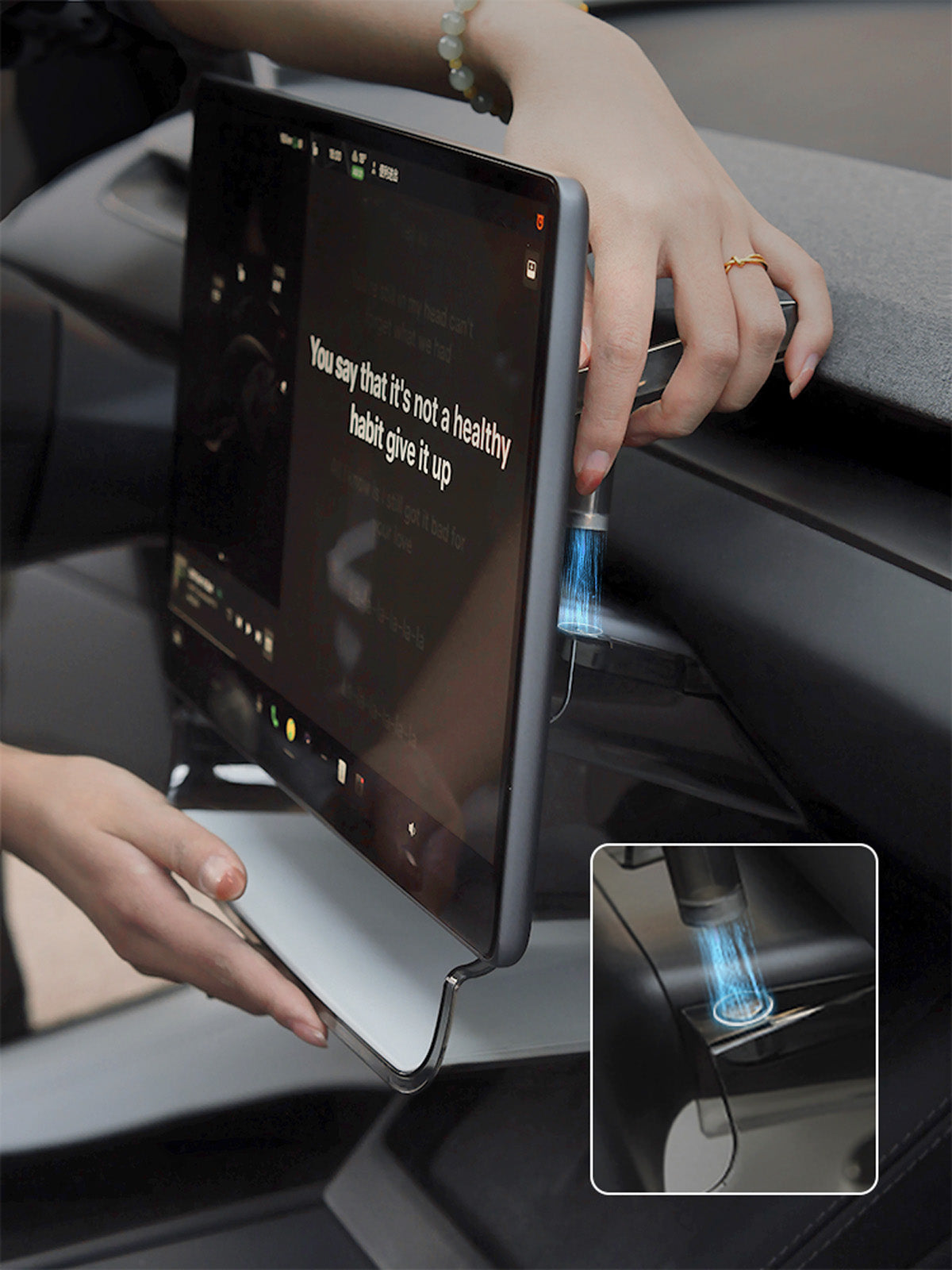 Under Screen Storage Box Pro for Tesla Model 3(21-26) / Y(20-26)