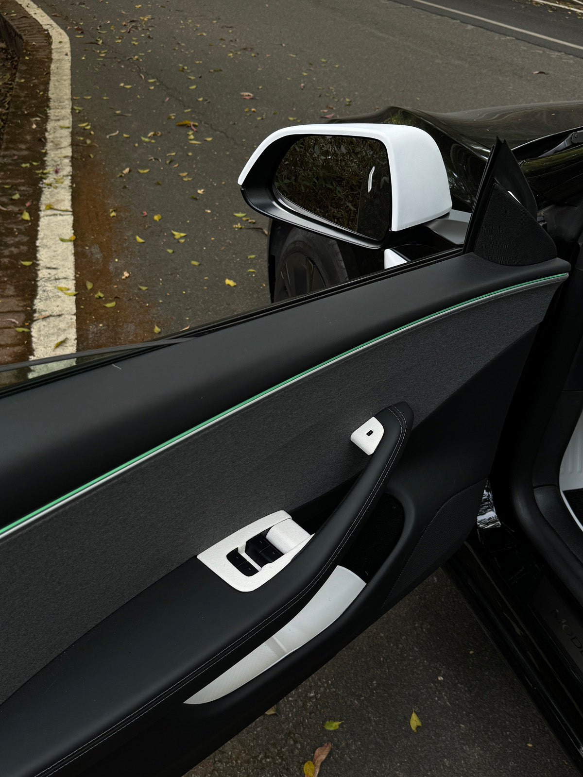 CiyaSuede Window Button Cover for Tesla Model 3 Highland 24+