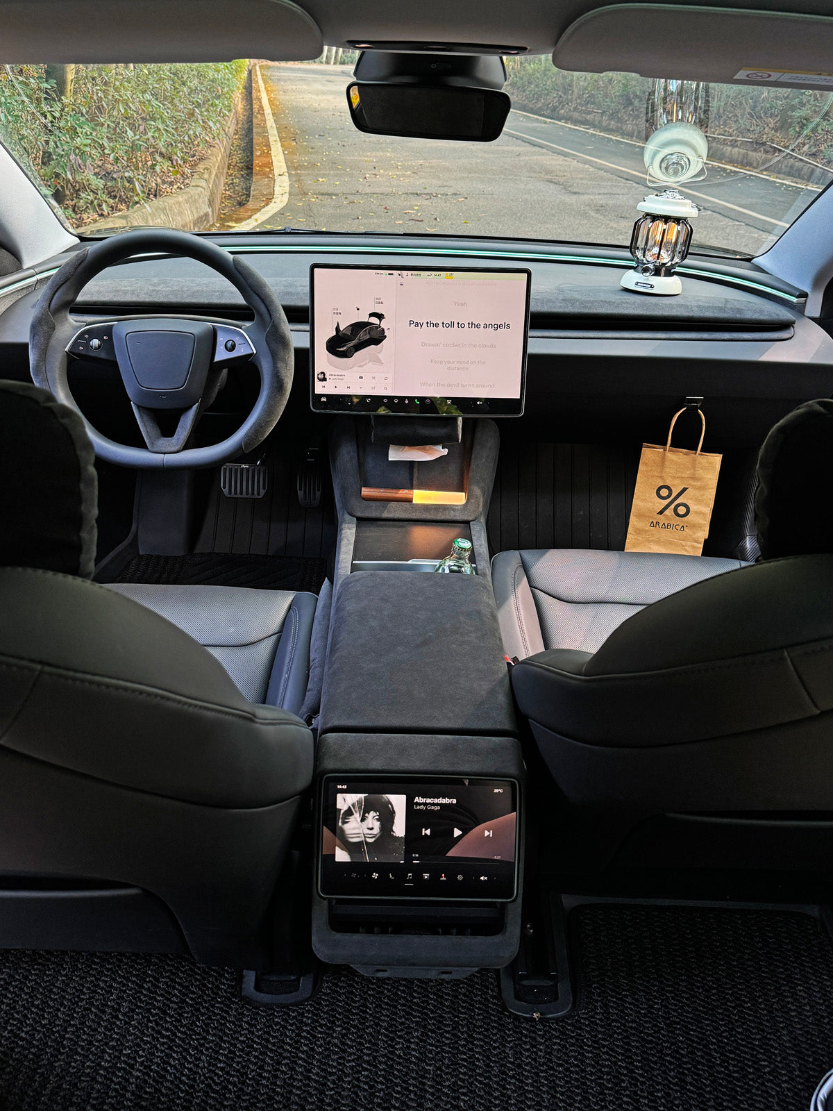 Alcantara Dashboard Trim for Tesla Model 3 Highland 24+ / Y Juniper 25+