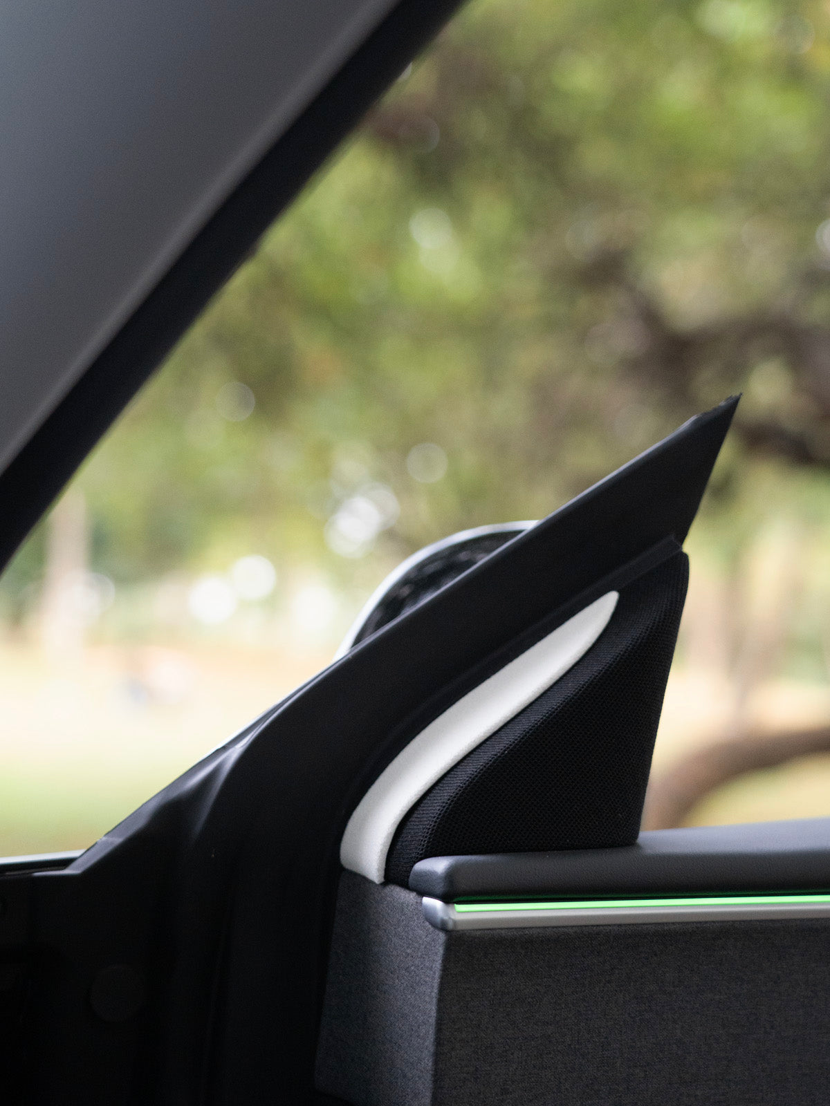 CiyaSuede Front Door Speaker Trim for Tesla Model 3 Highland 24+ / Y Juniper 25+