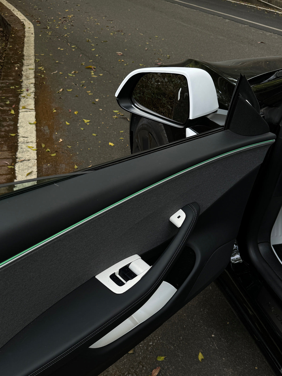 CiyaSuede Door Button Cover for Tesla Model 3 Highland 24+ / Y Juniper 25+