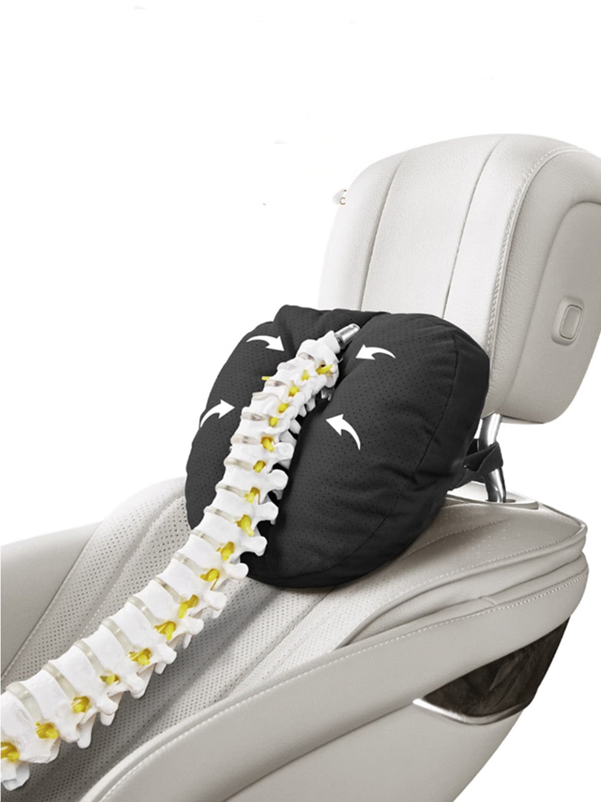 CiiyaaSuede Headrest Neck Pillow