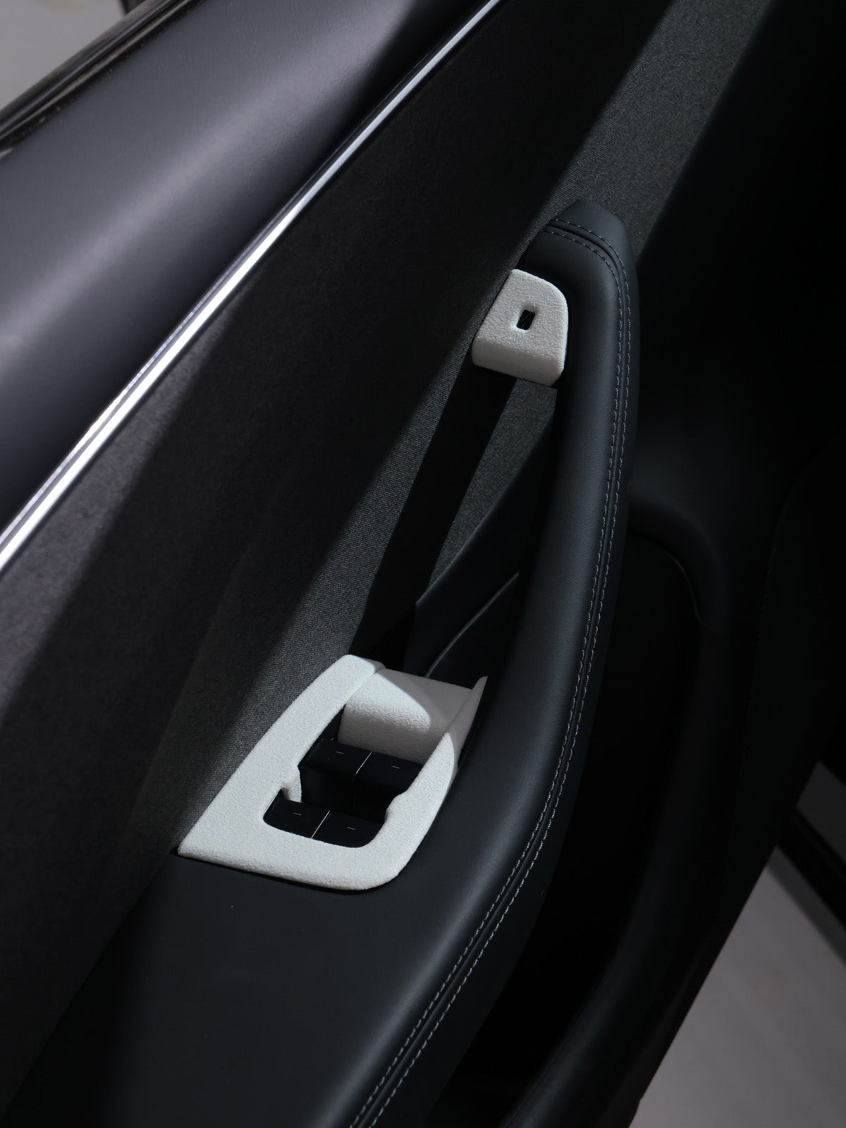 CiyaSuede Door Button Cover for Tesla Model 3 Highland 24+ / Y Juniper 25+