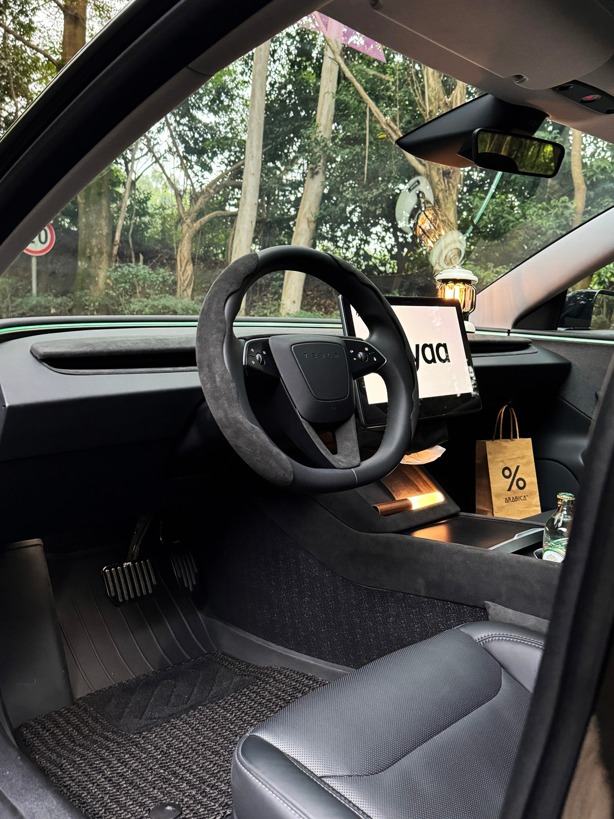 Alcantara Dashboard Trim for Tesla Model 3 Highland 24+ / Y Juniper 25+