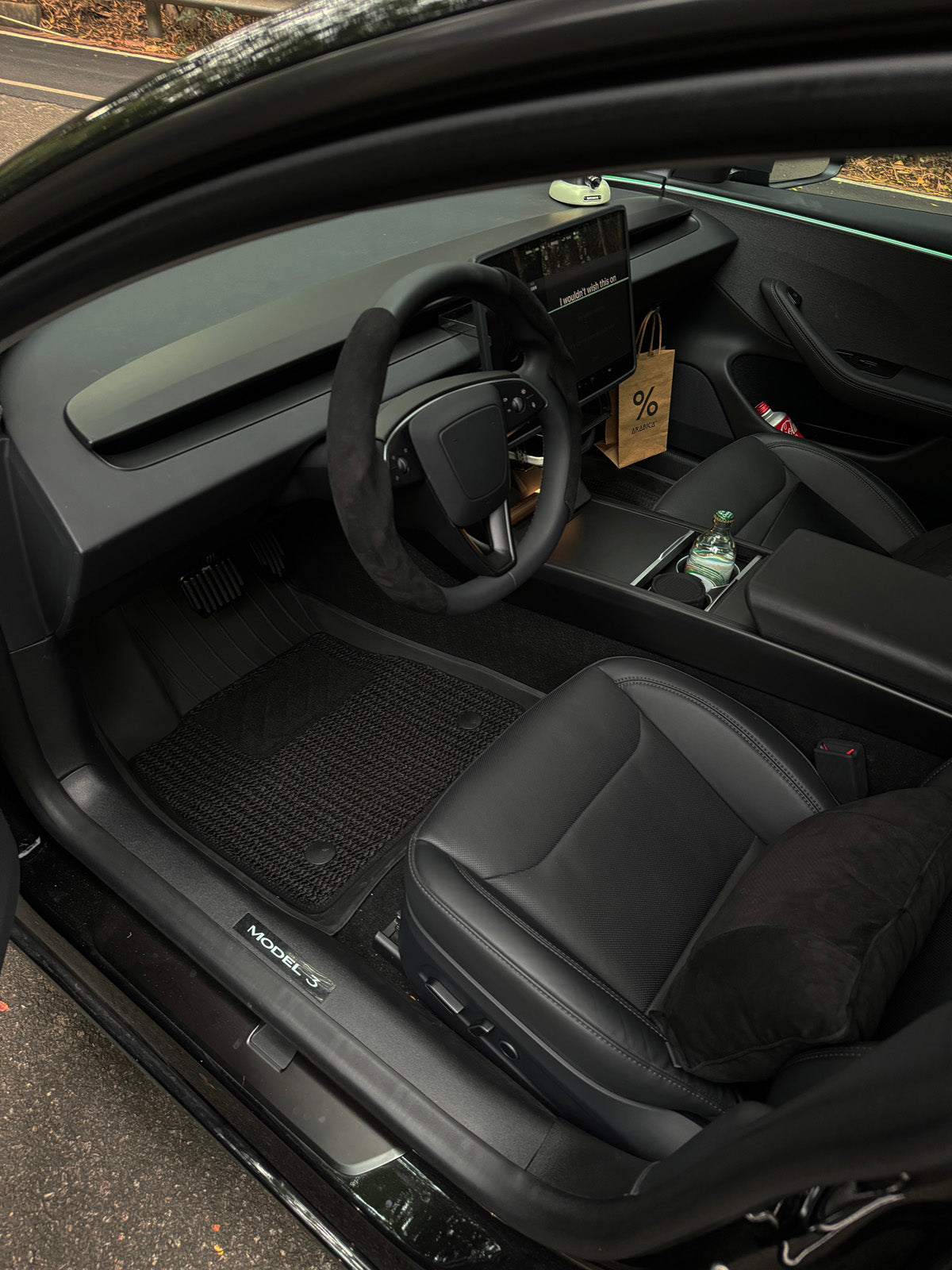 Soft Armrest Cover for Tesla Model 3(21-26) / Y(20-26)