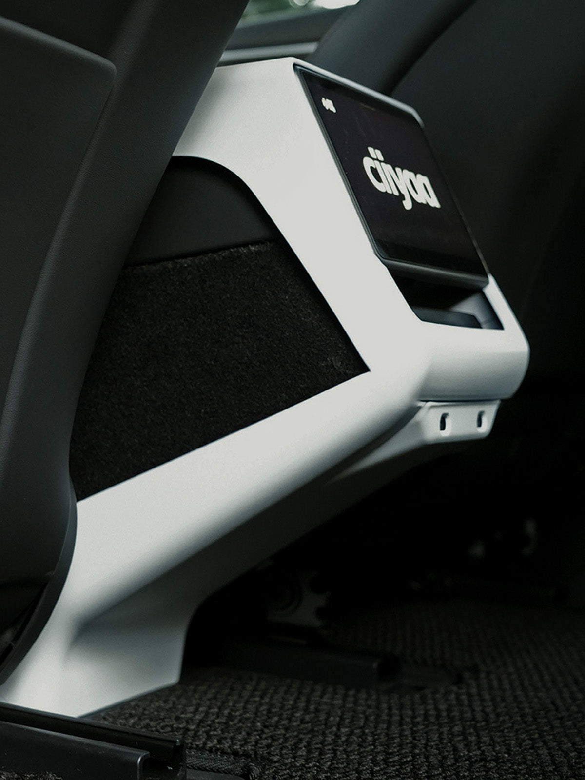 PureDeco Rear Center Console Anti-Kick Cover for Tesla Model 3 Highland 24+ / Y Juniper 25+