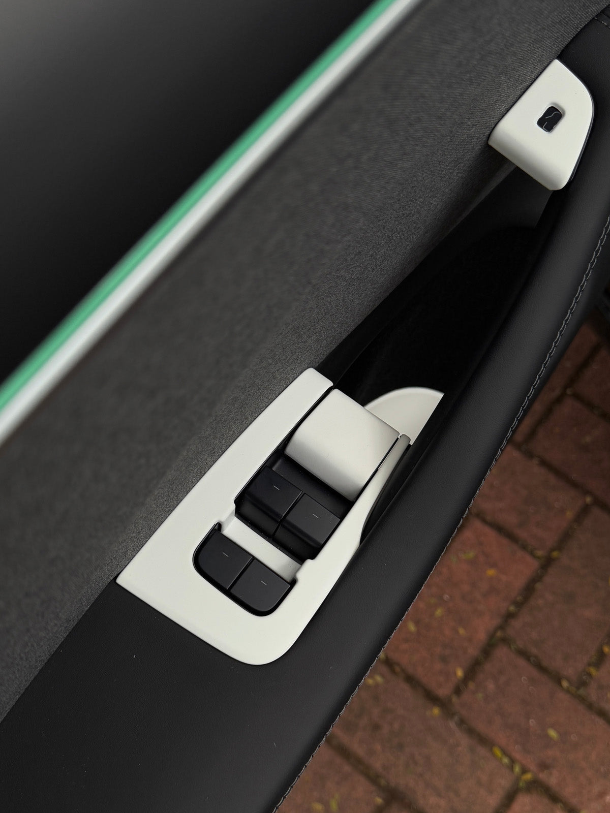 PureDeco Window Button Cover for Tesla Model Y Juniper 25+