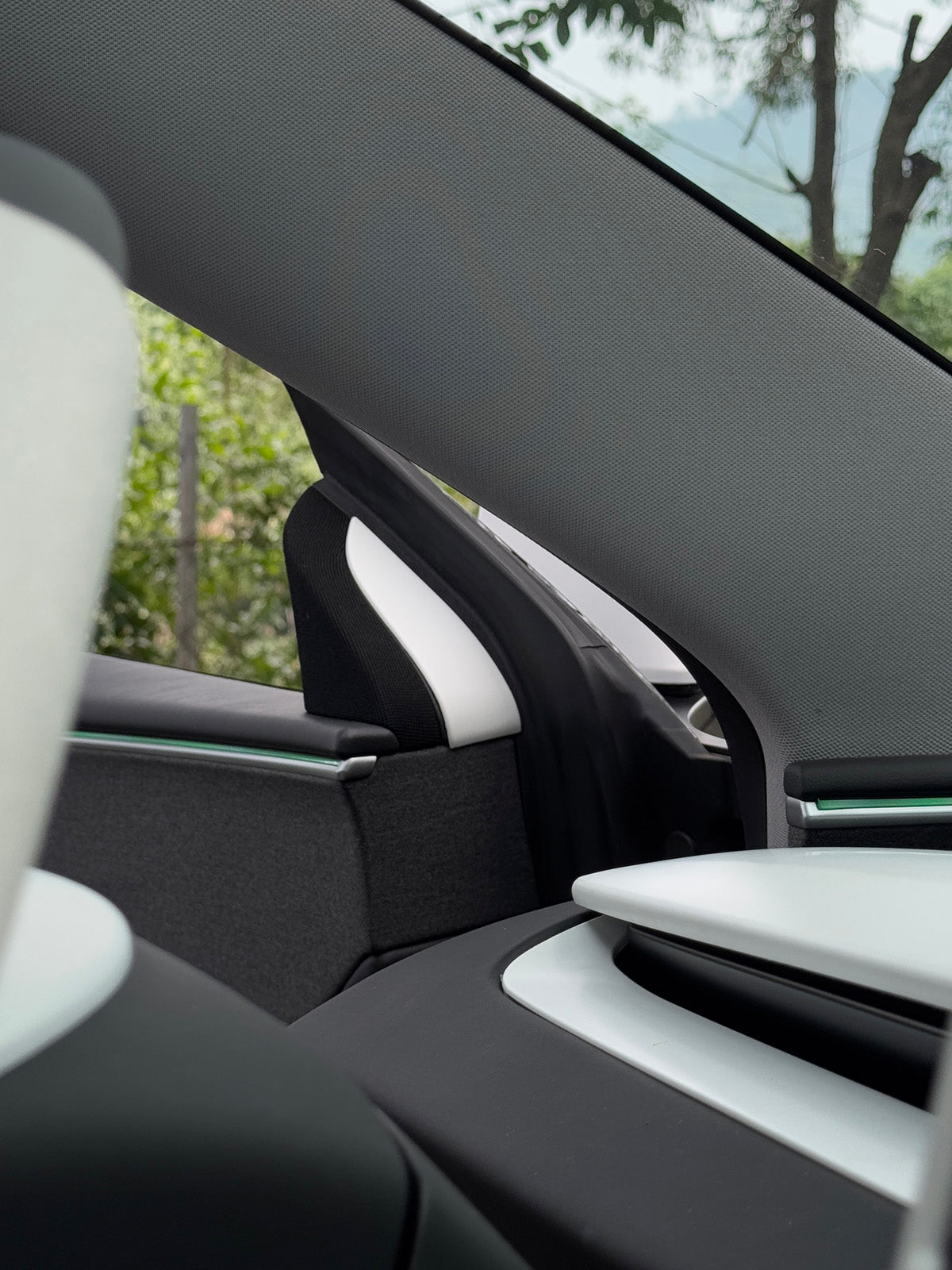 PureDeco Front Door Speaker Trim for Tesla Model 3 Highland 24+ / Y Juniper 25+