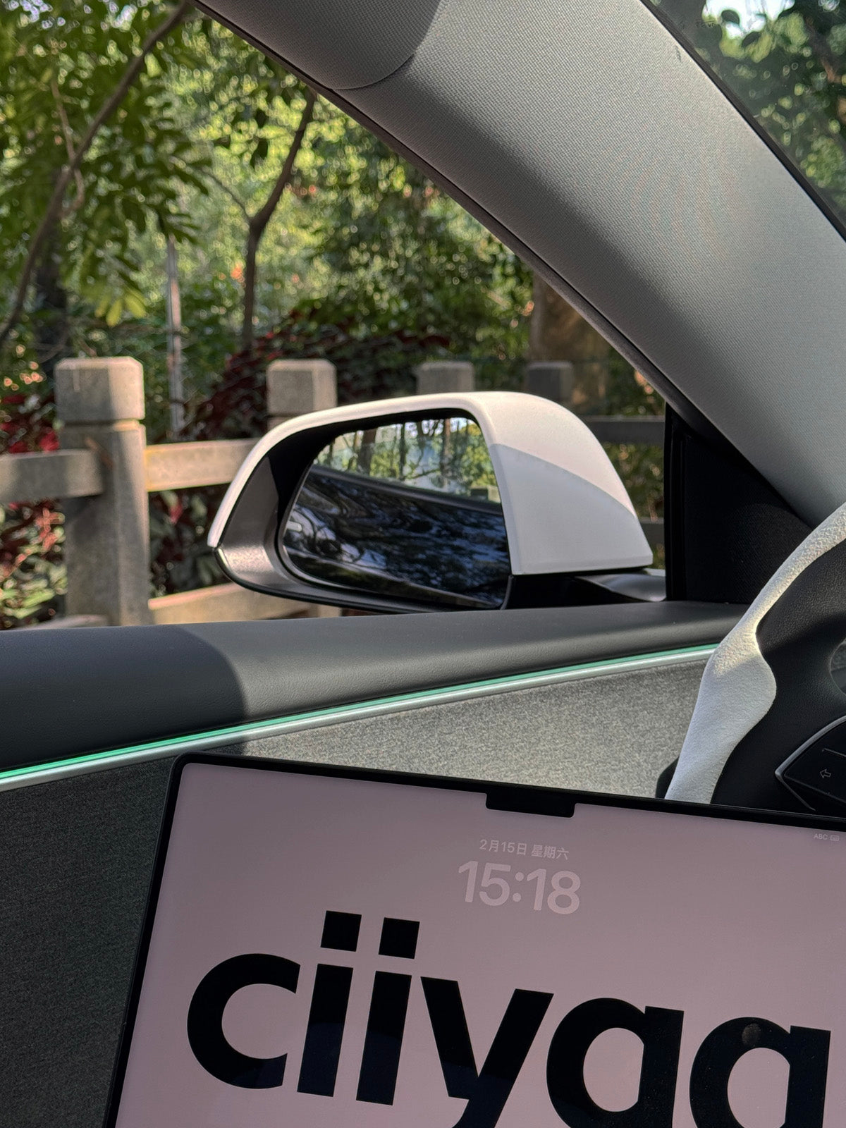 PureDeco Rear Mirror Cover for Tesla Model 3 Highland 24+