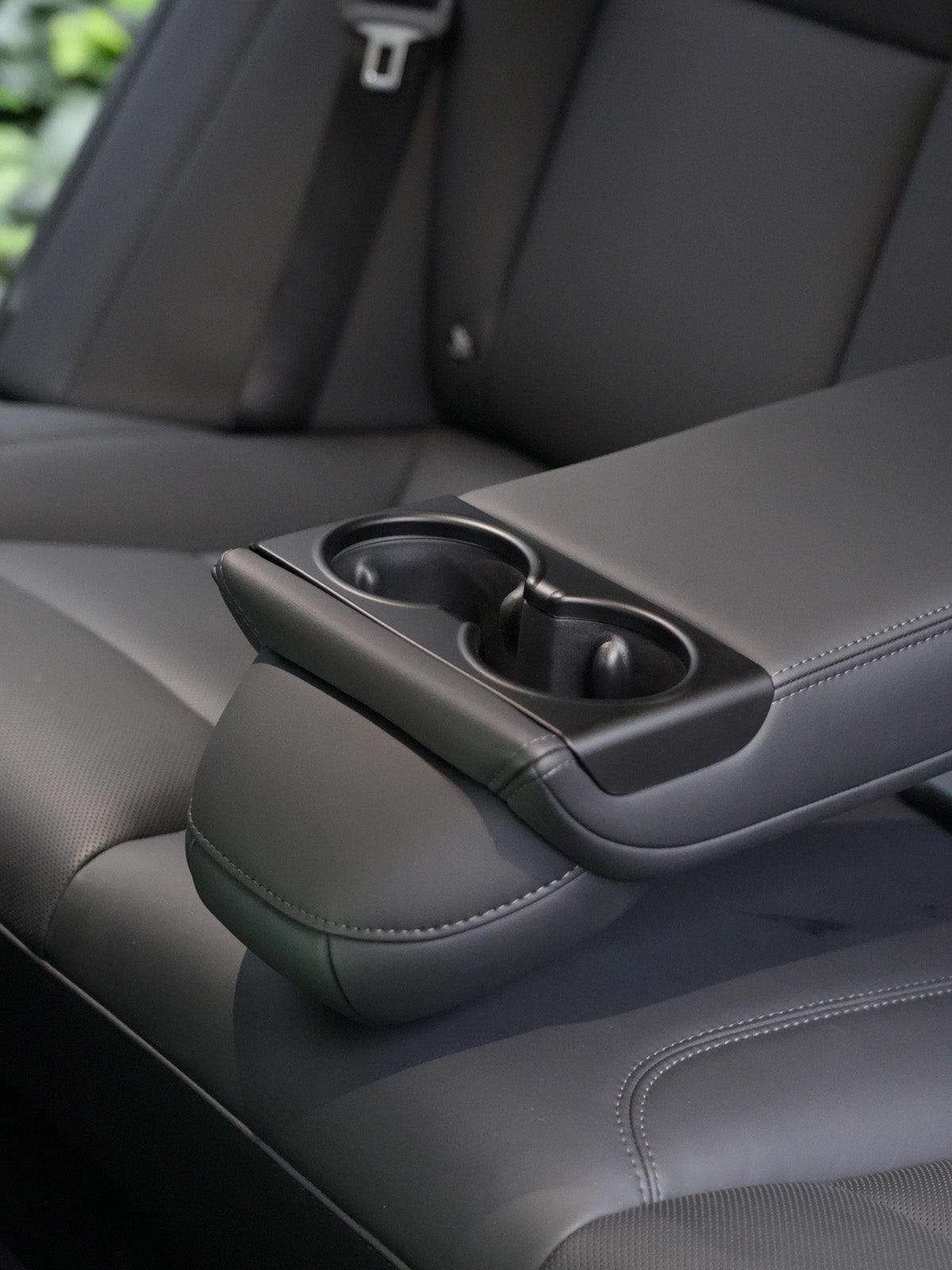 PureDeco Back Seat Cup Cover for Tesla Model 3 Highland 24+