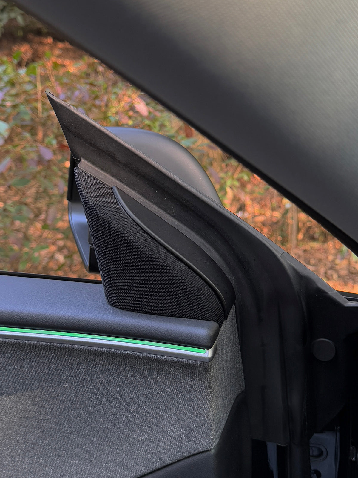 PureDeco Front Door Speaker Trim for Tesla Model 3 Highland 24+ / Y Juniper 25+