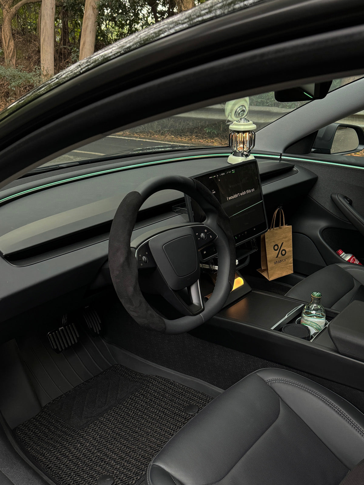 PureDeco Dashboard Cover for Tesla Model 3 Highland 24+ / Y Juniper 25+