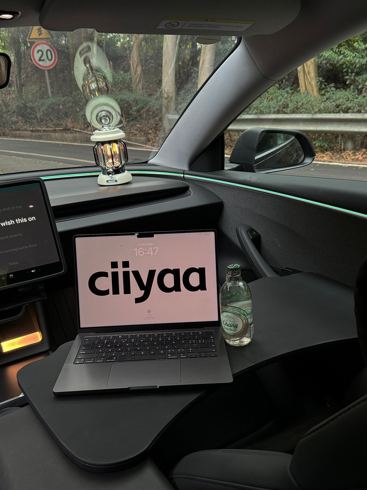 PureDeco Rear Mirror Cover for Tesla Model 3 Highland 24+