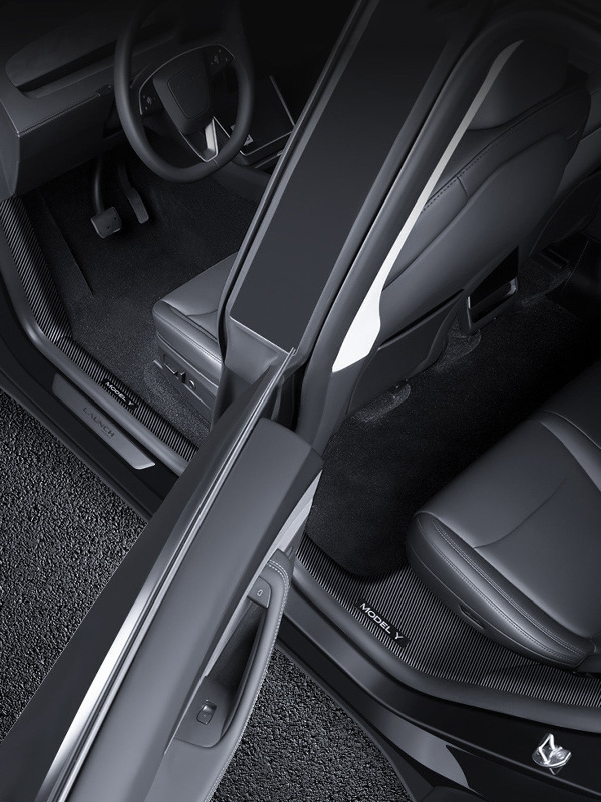 Door Sill Protector for Tesla Model 3(24-26) / Y(20-26)