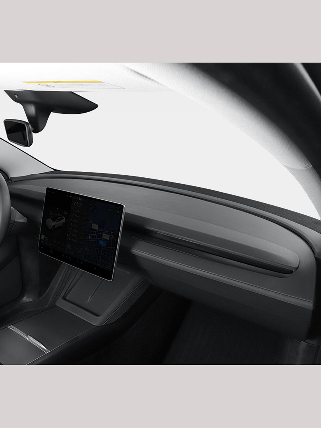 ciiyaa Full Wrap Dashboard Sun Protection Mat for Tesla Model Y Juniper 25+ / YL(25-26)
