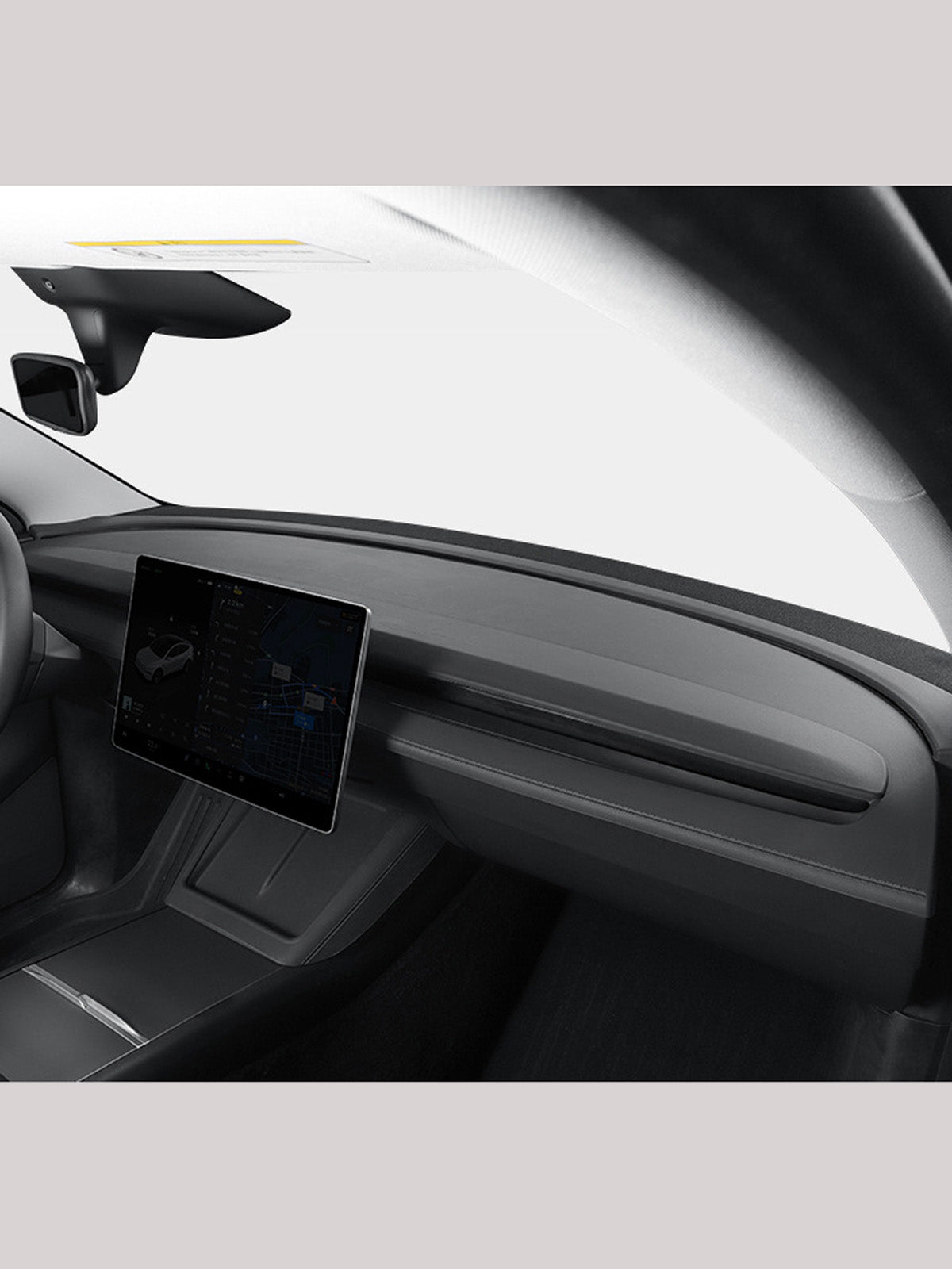ciiyaa Full Wrap Dashboard Sun Protection Mat for Tesla Model Y Juniper 25+ / YL(25-26)