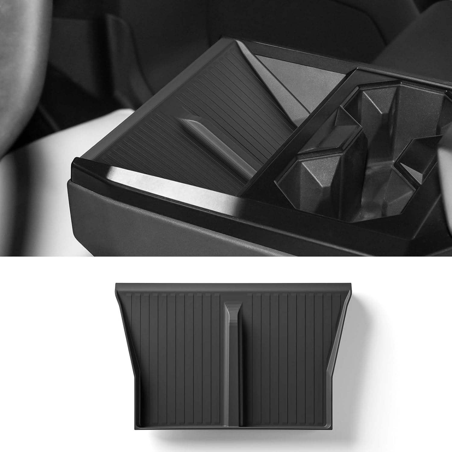 ciiyaa Soft Center Console Wireless Charging Mat for Cybertruck