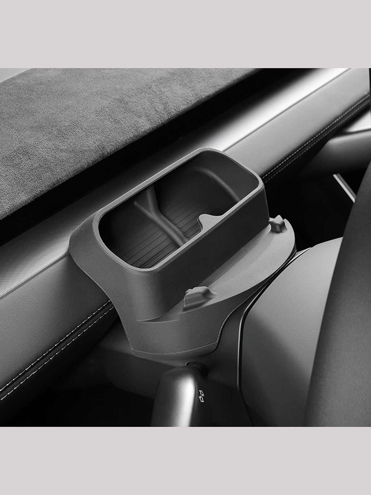 ciiyaa Steering Wheel Glasses Holder for Tesla Model 3 Highland 24+ / Y Juniper 25+ / YL(25-26)