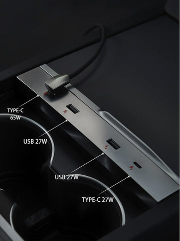 ciiyaa Center Console USB Hub for Tesla Model 3 Highland 24+ / Y Juniper 25+/YL(25-26)