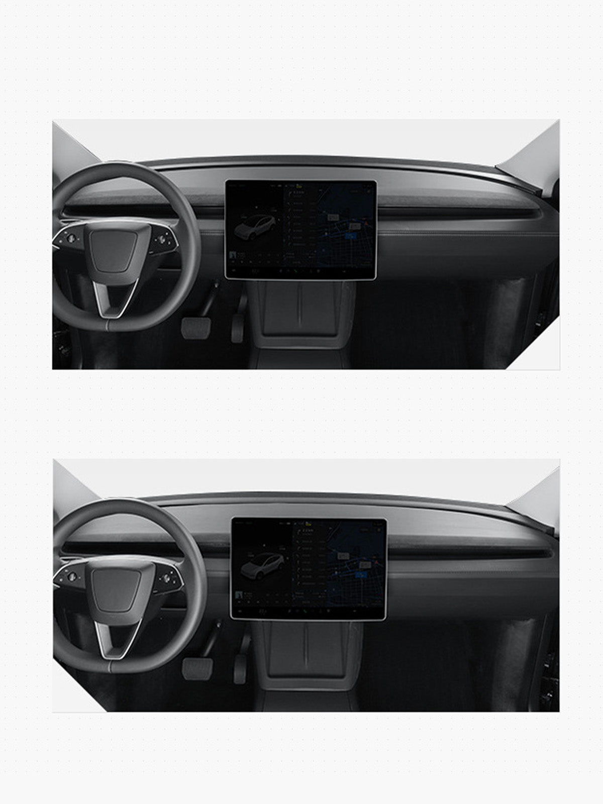 ciiyaa Full Wrap Dashboard Sun Protection Mat for Tesla Model Y Juniper 25+ / YL(25-26)