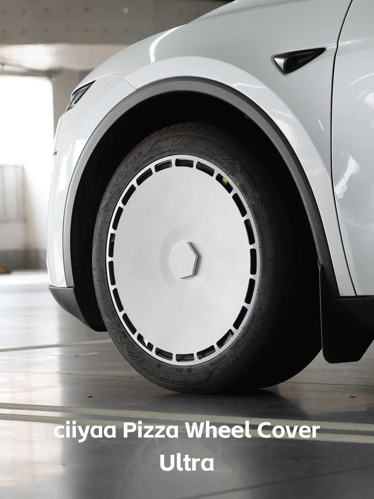 ciiyaa Pizza Wheel Covers  for Tesla Model 3(21-26) / Y(20-26) / YL(25-26)