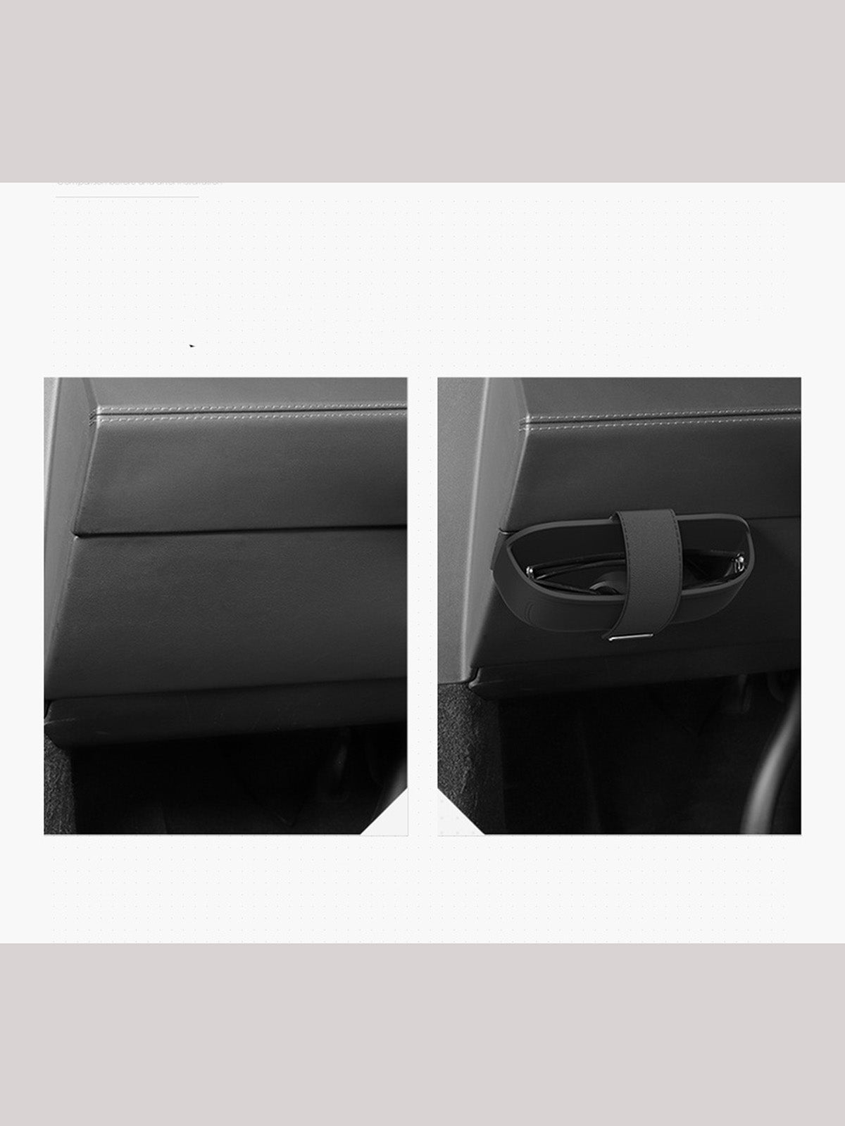 ciiyaa Driver Side Glasses Holder for Tesla Model 3 Highland 24+ / Y Juniper 25+ / YL(25-26)