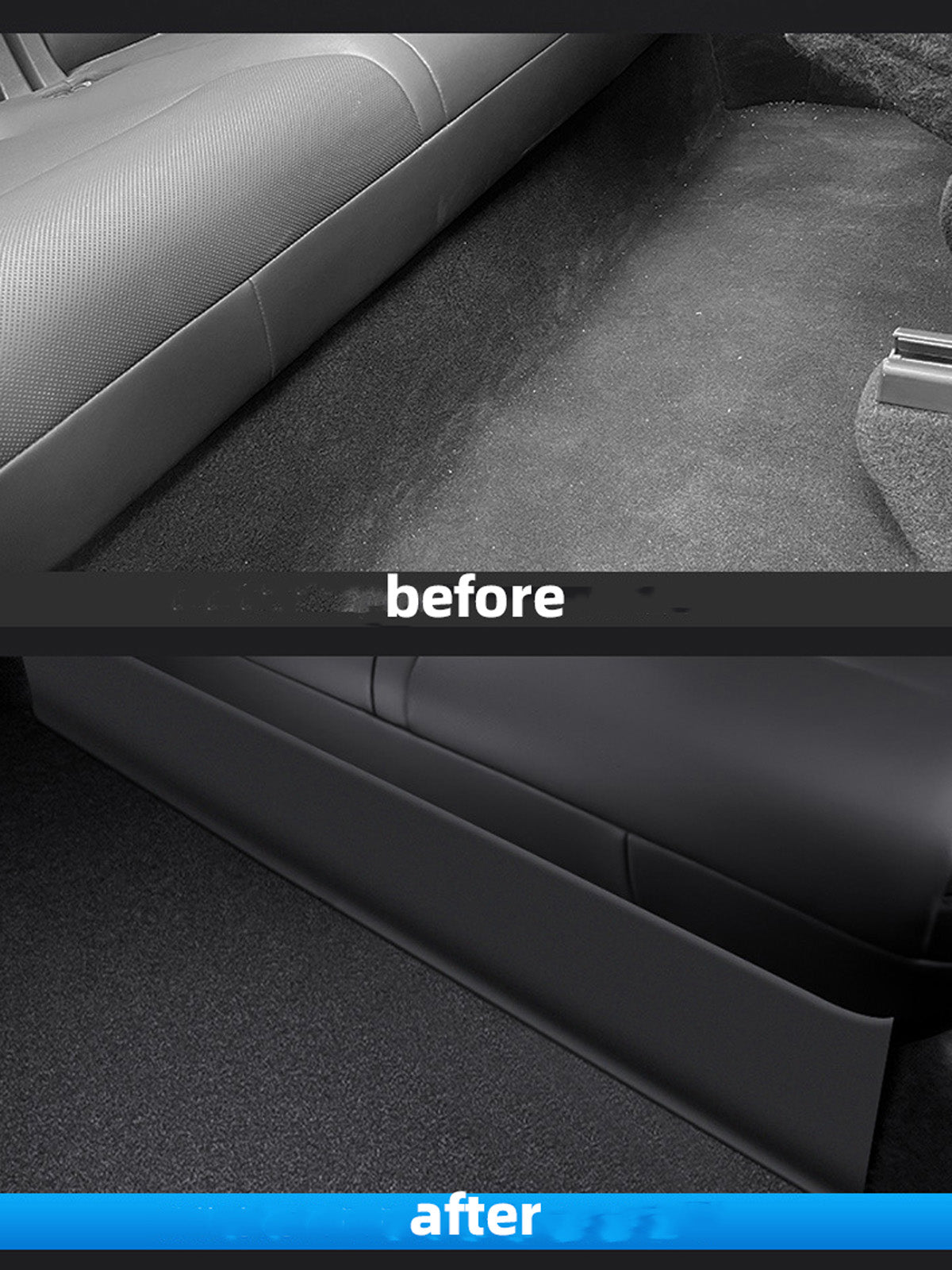 Rear Seats Anti Kick Strip for Tesla Model 3(21-26) / Y(20-26)