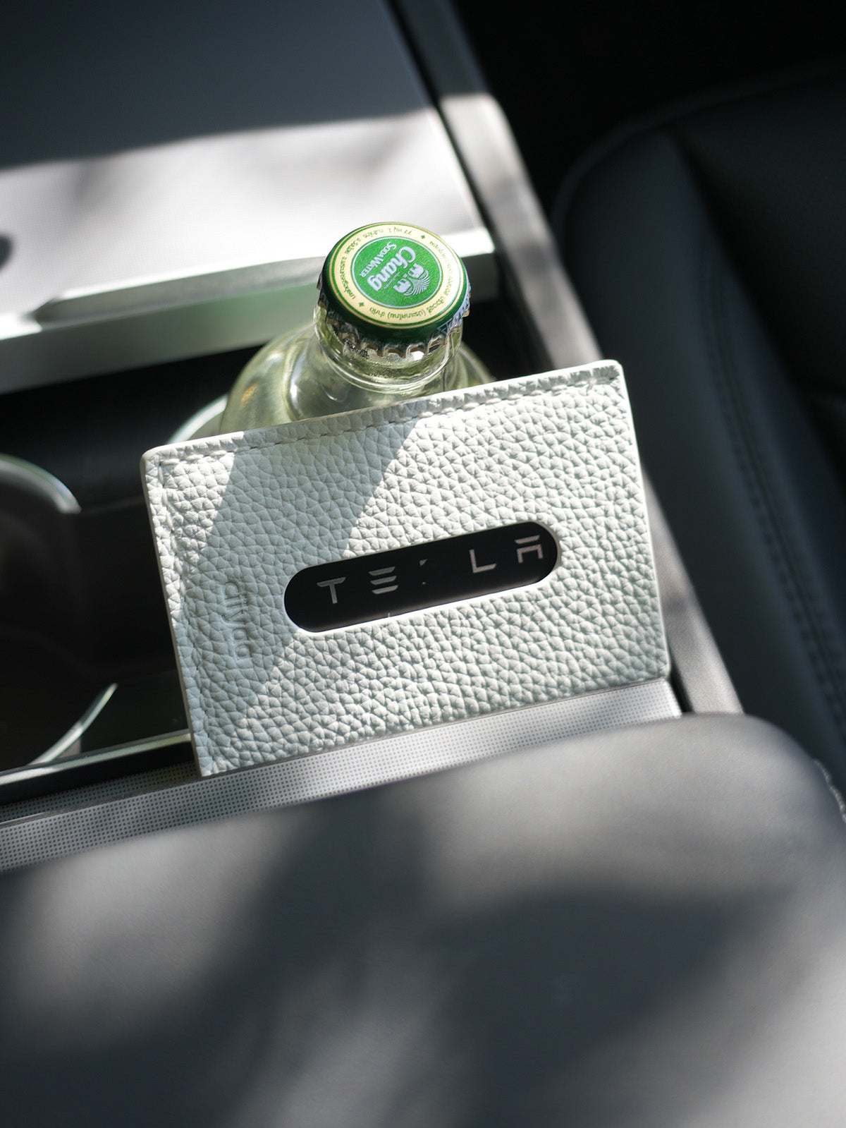 ciiyaa Lychee Cowhide Key Card Case