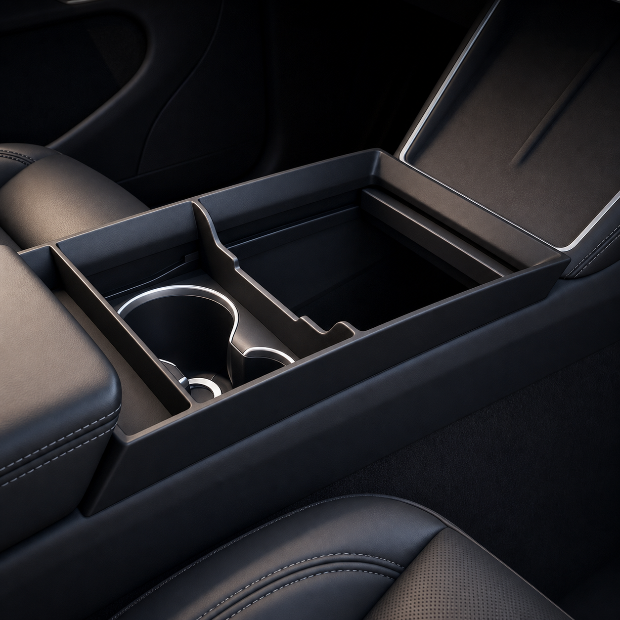 ciiyaa Center Console Storage Shelf for Tesla Model 3 Highland 24+ / Y Juniper 25+ / YL(25-26)