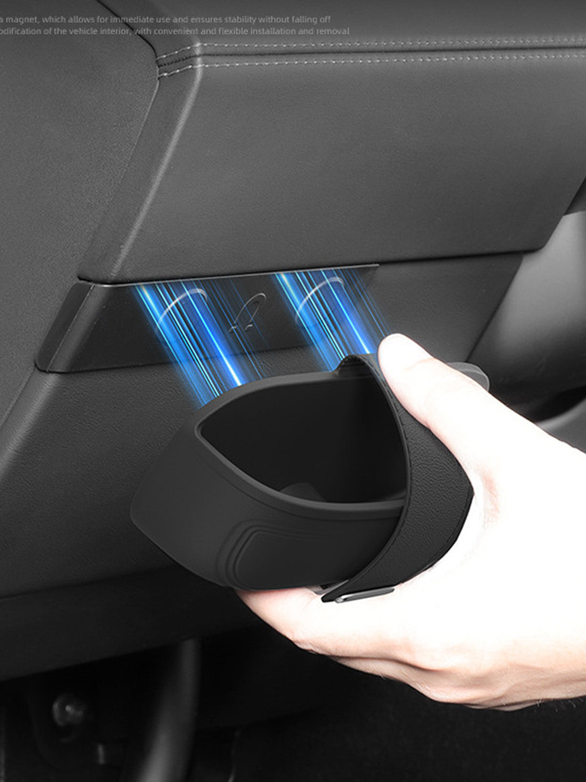 ciiyaa Driver Side Glasses Holder for Tesla Model 3 Highland 24+ / Y Juniper 25+ / YL(25-26)